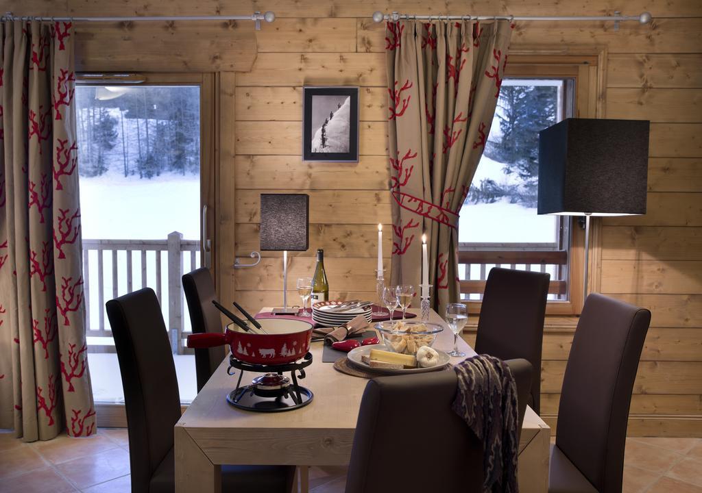 Cgh Residence Boutique Les Chalets De Layssia Samoëns Rum bild